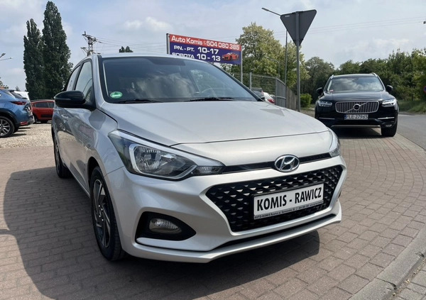 Hyundai i20 cena 46500 przebieg: 56000, rok produkcji 2019 z Piotrków Trybunalski małe 254